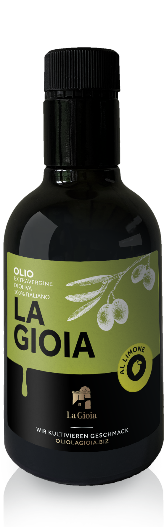 Extra virgin olive oil with lemon – 250ml bottle (box of 6)
