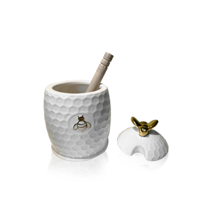 Api-Box – Elegante confezione regalo con 2 tipi di miele e un vasetto di miele