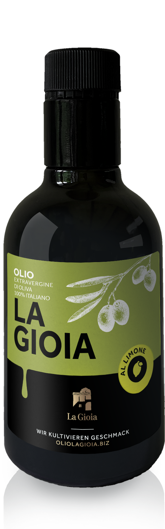 Extra virgin olive oil with lemon – 250ml bottle (box of 6)